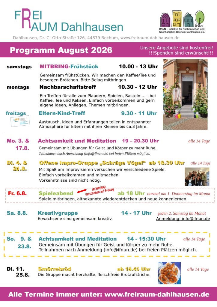 Programm August